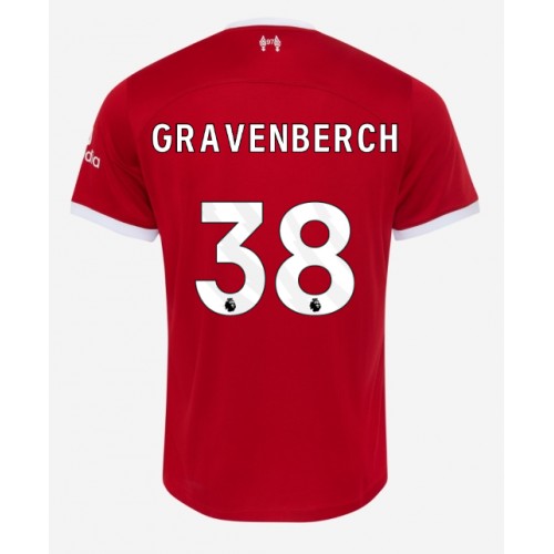Liverpool Ryan Gravenberch #38 Domaci Dres 2023-24 Kratak Rukav